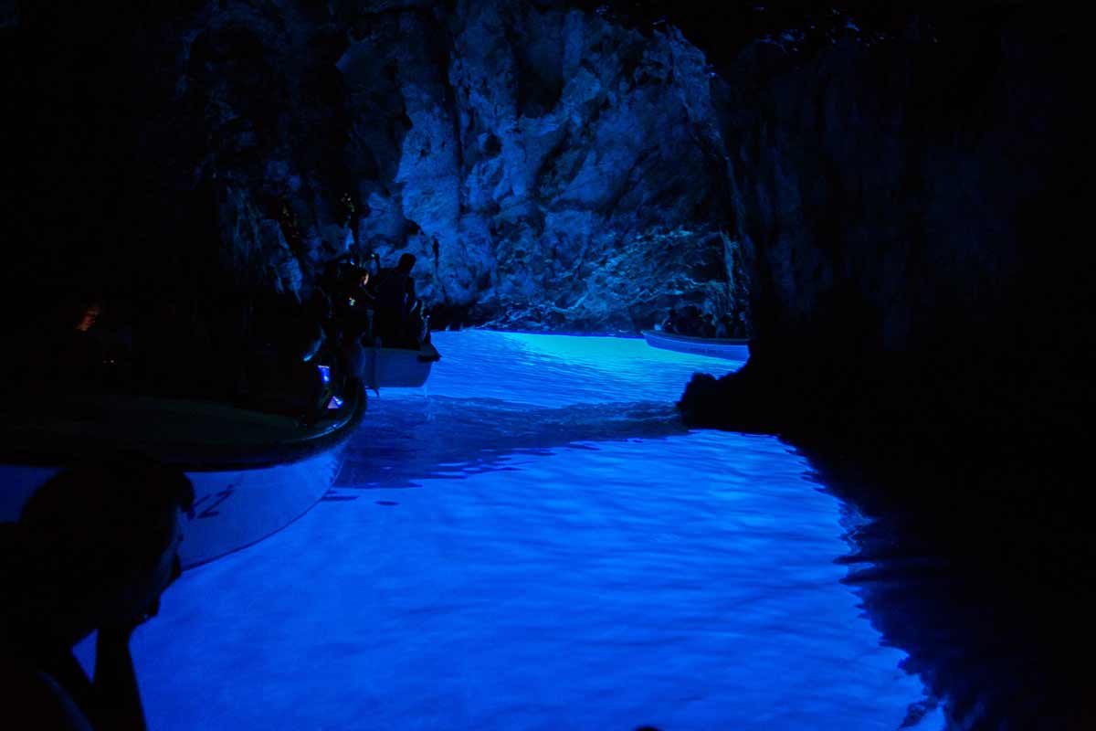 Grotta Azzurra, isola di Bisevo