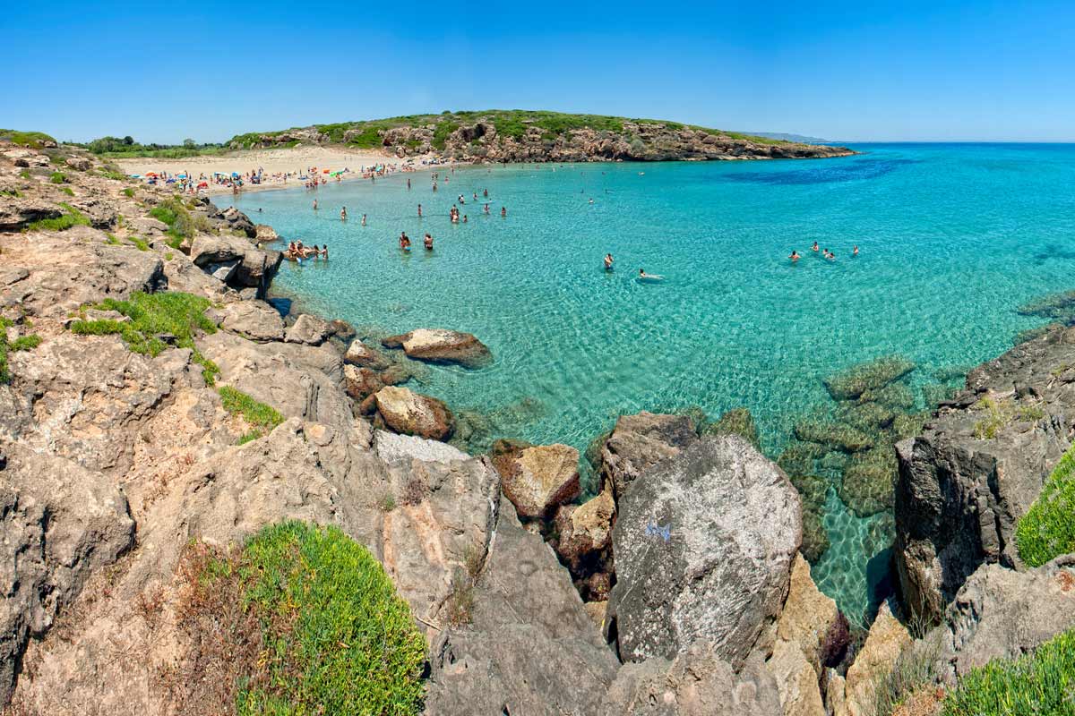 spiaggia di Calamosche in Sicilia