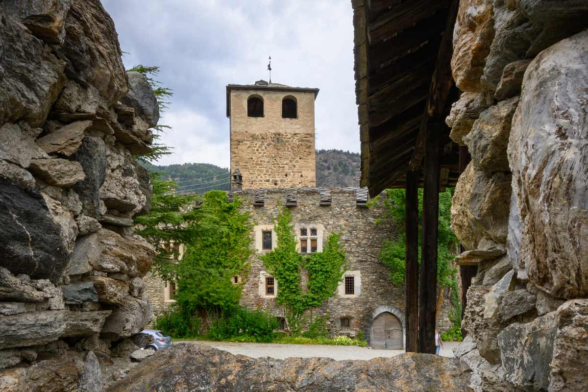 castello di Introd in Valle d'Aosta