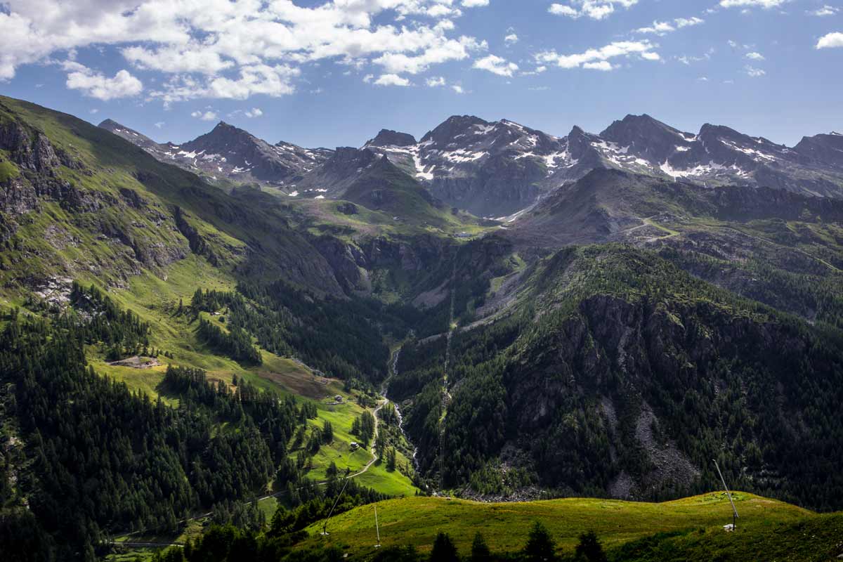 Monte Rosa in Valle d'Aosta