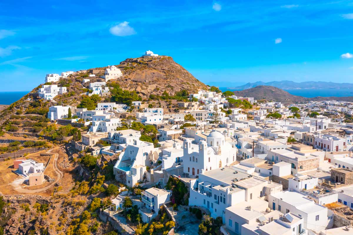 città di Plaka, isola di Milos