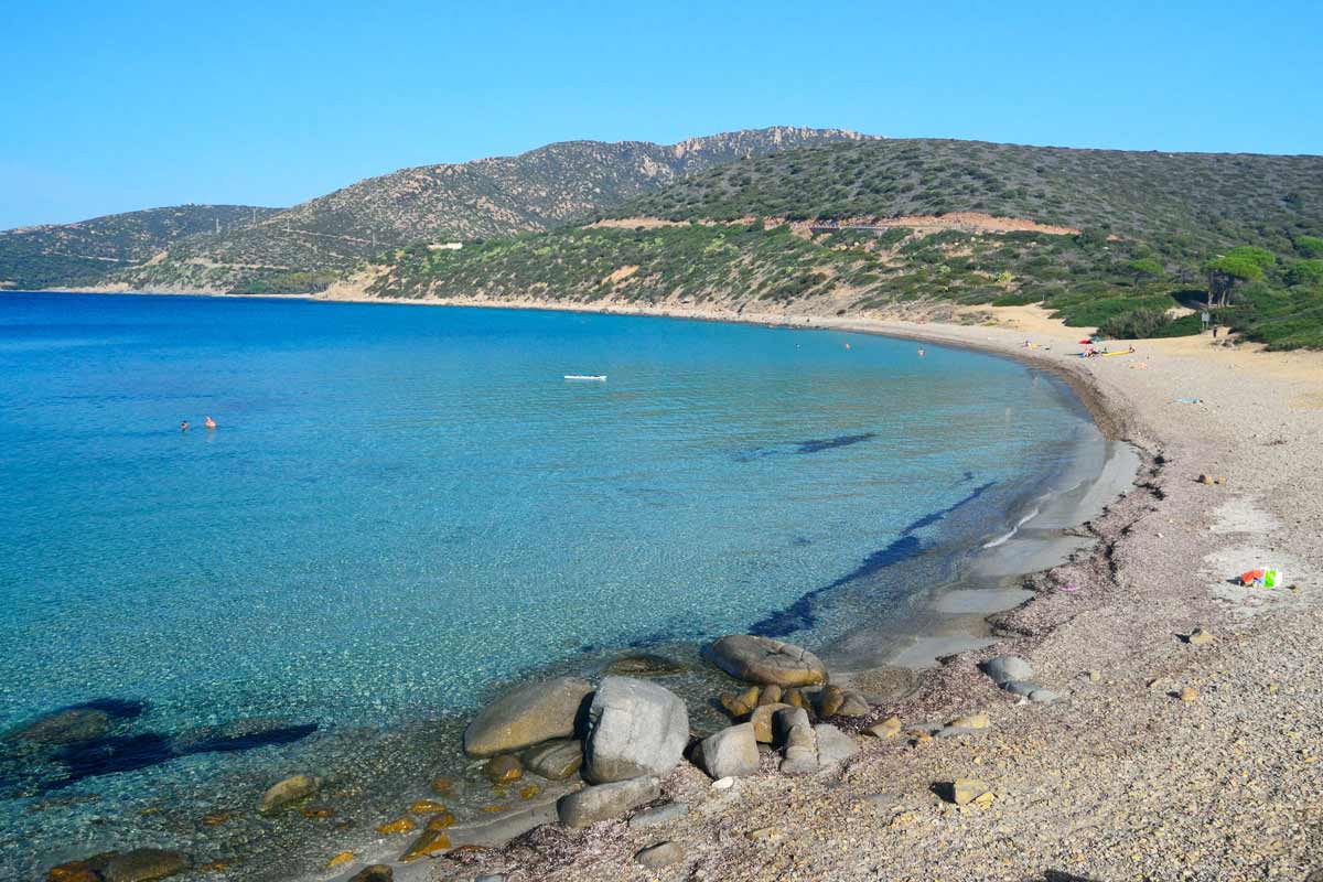 spiaggia di Mari Pintau in Sardegna