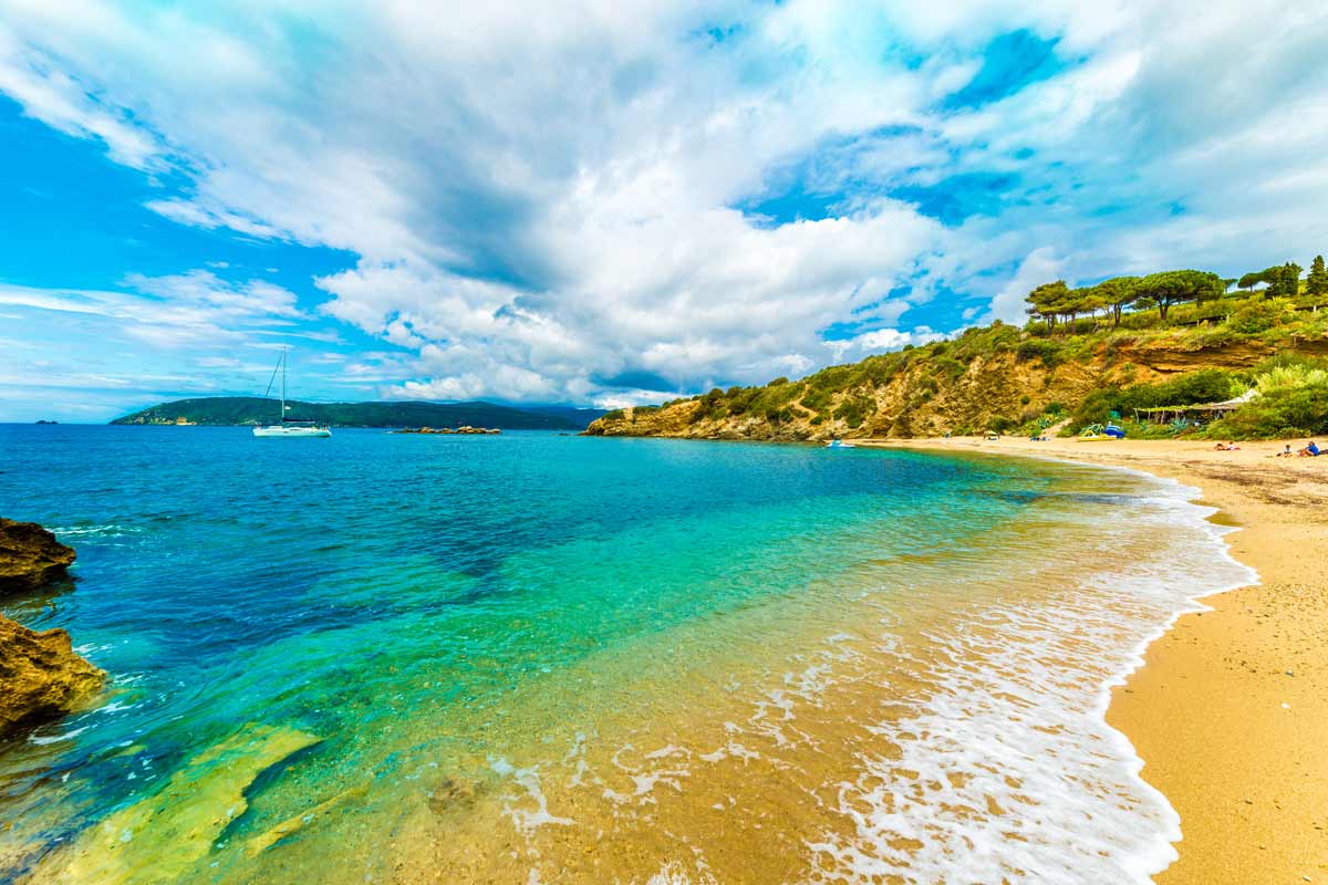 spiaggia di Barabarca all'isola d'Elba