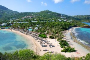 spiaggia a Saint Barth, isola dei Caraibi