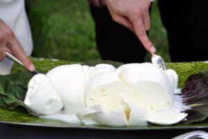 treccia di mozzarella di Bufala