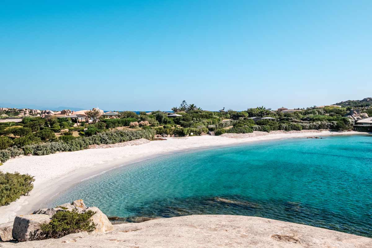 spiaggia sull'isola di Cavallo