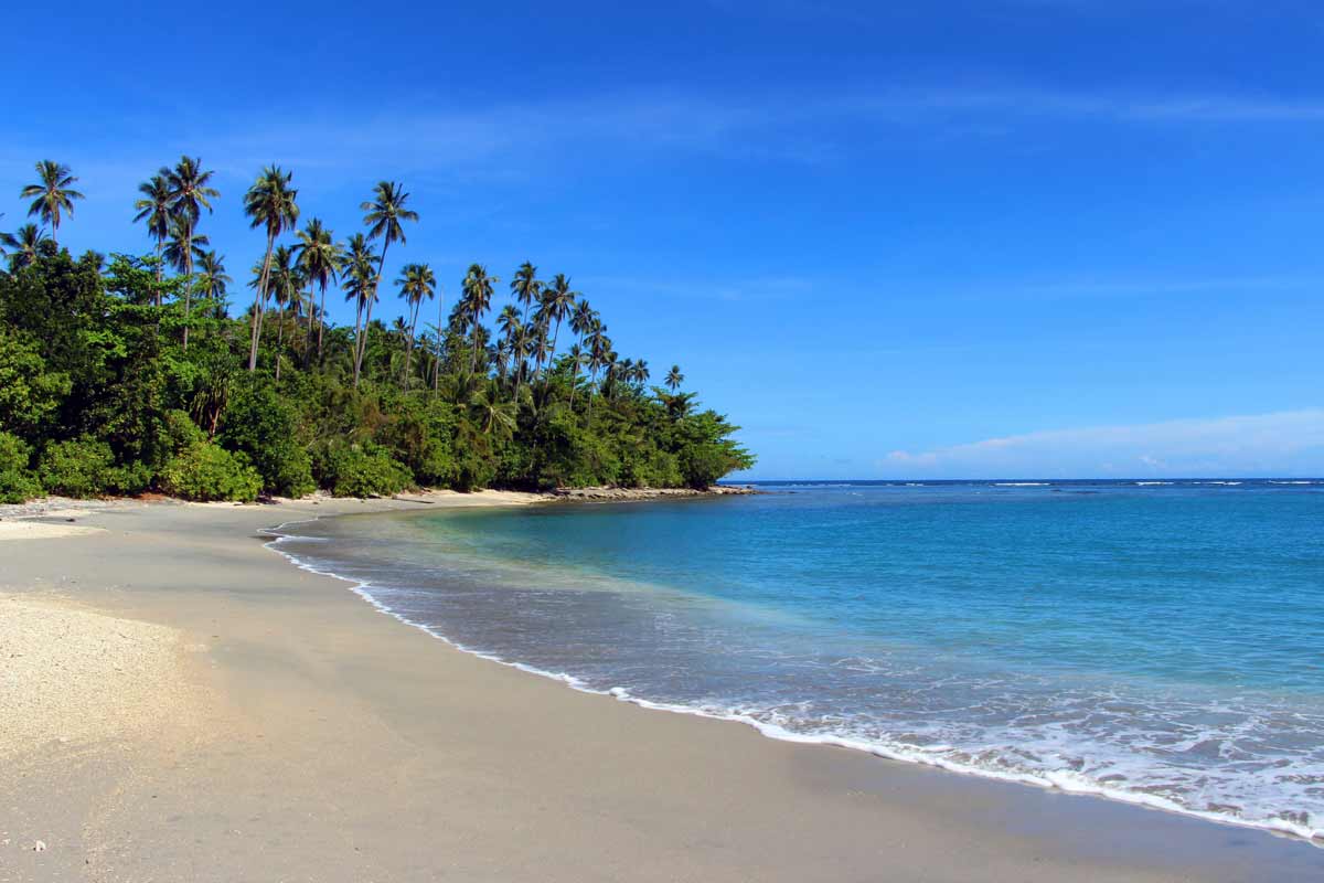 spiaggia tropicale, isole Salomone