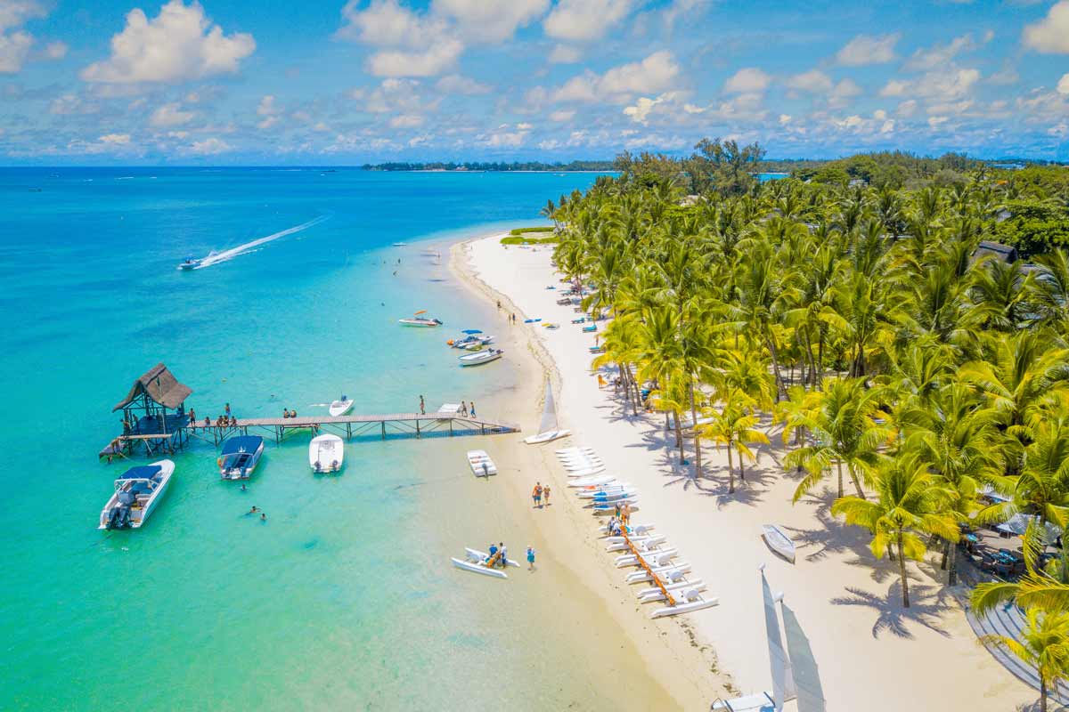 spiaggia alle Mauritius