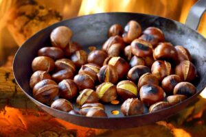 castagne cotte in padella