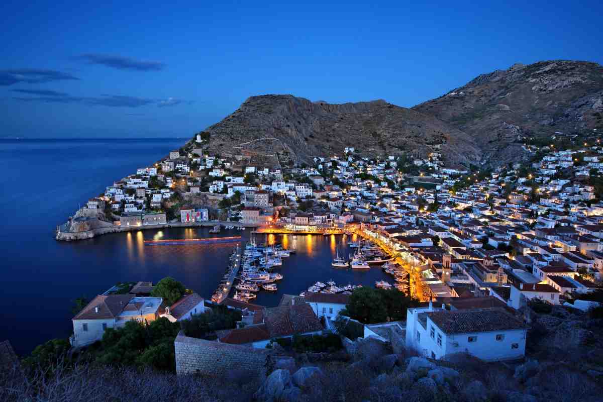 porto di Hydra in Grecia