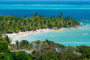 spiaggia sull'isola di San Andrés