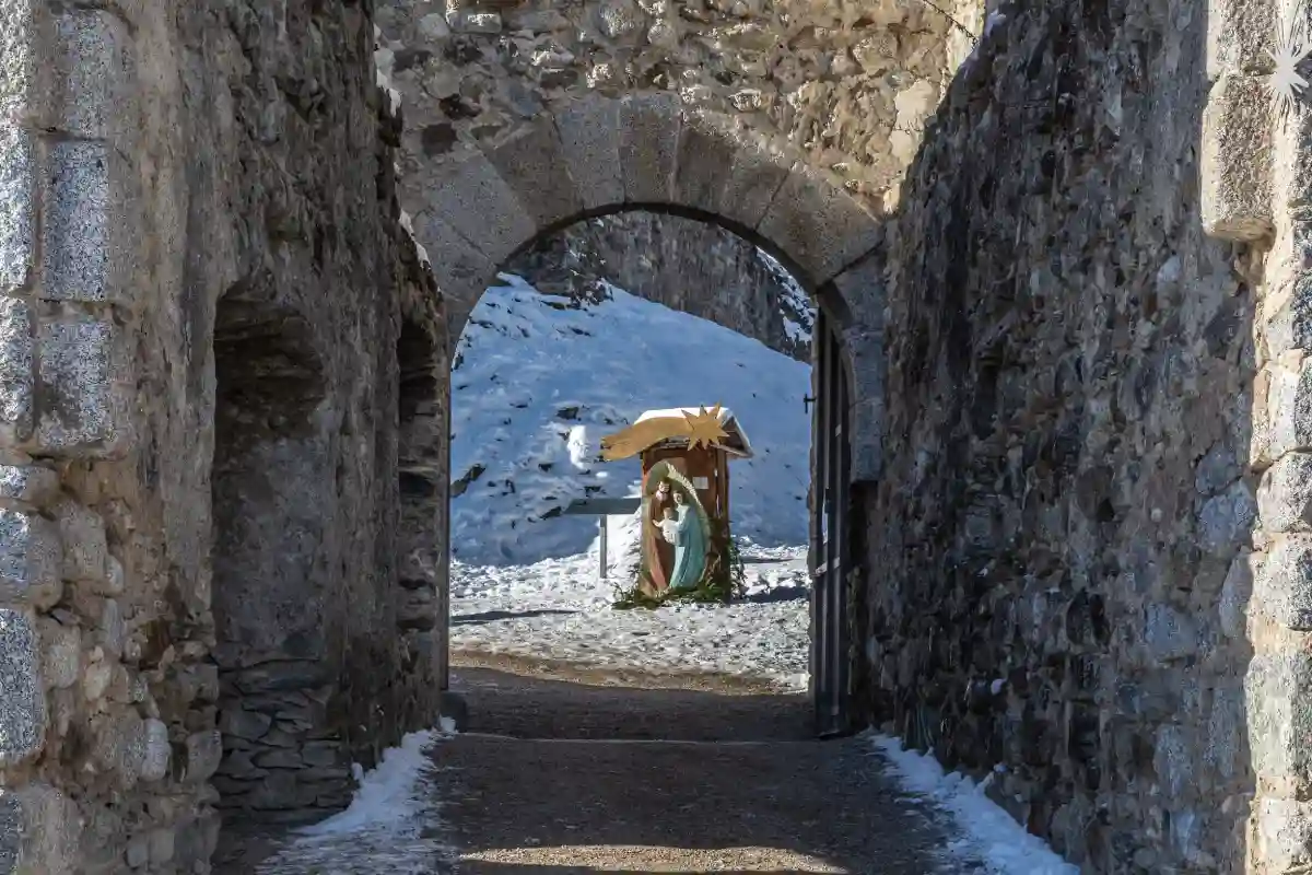 presepe al castello di Ossana