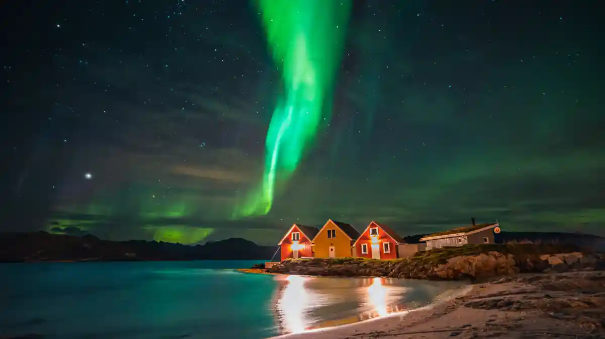 aurora boreale a Sommarøy