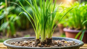 citronella in vaso