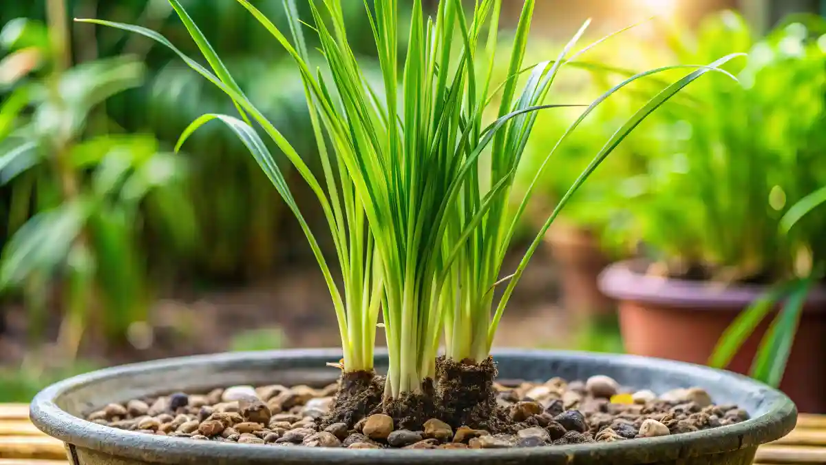 citronella in vaso