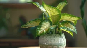 Dieffenbachia in vaso